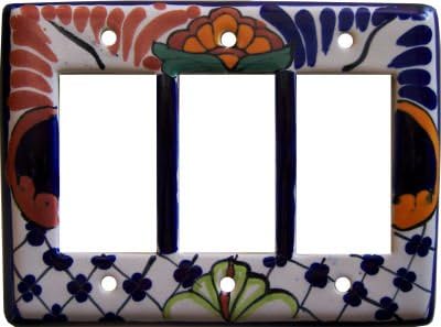Triple Decora Mantel Talavera Switch Plate