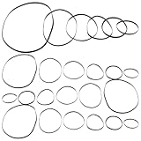 Courroie pour magnétophone à bande – fabriquée en caoutchouc robuste, ferme, stable, durable et sans vibrations