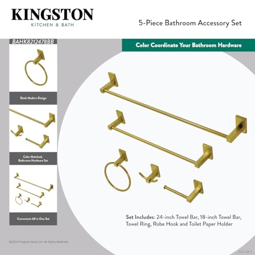Accesorios de baño Kingston Brass BAHK8212478C para transformar su aseo en un spa 5