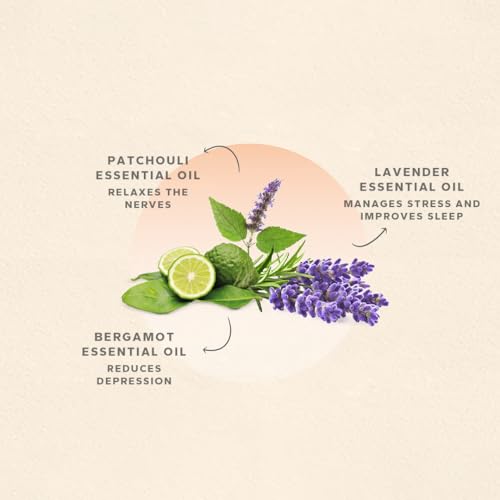 Image of Arezou Essential oil blend Gift Set - 100% Natural Aromatherapy blend for Sleep, Mood Upliftment & Relaxation | Soothing 3-Piece Wellness Kit for Men & Women | Gift for Office & Home