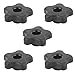 LEFITPA Replacement 5-Pack 5 Star Thru Knob Thread 1/4-20 for Big Horn 19707B