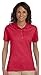Jerzees womens 5.6 oz. 50/50 Jersey Polo with SpotShield(437W)-TRUE RED-L