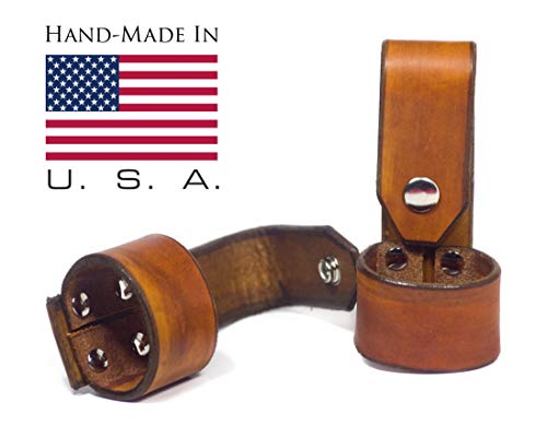 Leather Ax Belt Loop Handmade in USA Heavy Duty Leather
