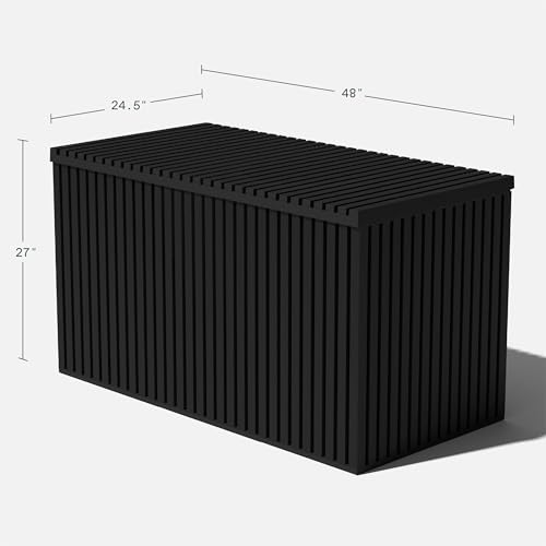 Veradek Everything Deck Box 120 Gallon | Lockable Storage Box and Organization for Patio Furniture, Outdoor Cushions, Throw Pillows, and Garden Tools - Image 4