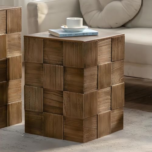 Table de chevet rectangulaire en bois pour optimiser vos petits espaces