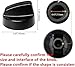 AOMUCH 4 Pack Black Control Knobs with 12 Adapters Knobs for Oven/Stove/Range - Please Focus on Matching knob 
