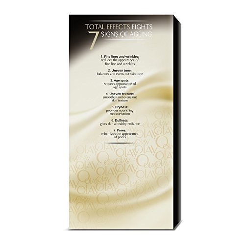 Olay Total Effects 7 in 1 Anti-Ageing Face Moisturizer for Women, Vitamin B3 & E, 50g | Hydrates, Evens Skin Tone & Reduces Fine Lines (50g, Gentle spf 15)