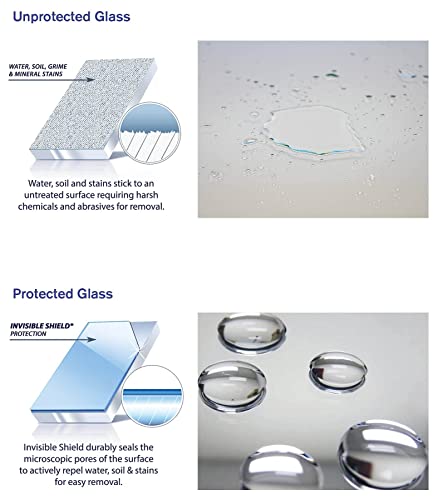 Image of Invisible Shield Protective Glass + Surface Coating (2) & Water Spot and Stain Remover (1) - Restorer 3 Pack - 10 oz