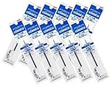 Uni-ball Jetstream Fine Point Roller Ball Pens Refills for Standard Pen Type -0.38mm-blue Ink-value Set of 10 (With Our Shop Original Product Description)