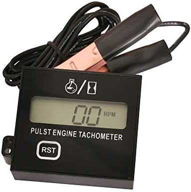 Mahaishangmao Digital Chainsaw Tachometer Tach Gauge Digital Display Pulse Speedometer for Gesture Induction Chain Saw Cropper Generator Lawn Mower RV ATV Dirt Bike Motocross Boat Tractor