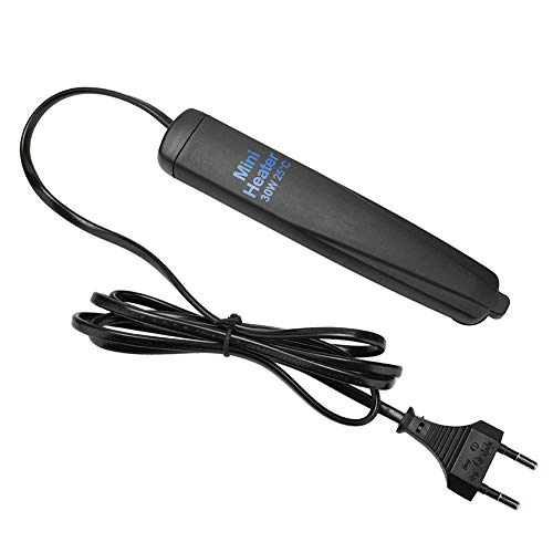 Camidy Mini Calentador de Agua para Acuarios Calentadores Sumergibles para Peceras Calentador de Agua Inastillable con Pantalla Digital de Temperatura Constante 220 V Enchufe de La Ue