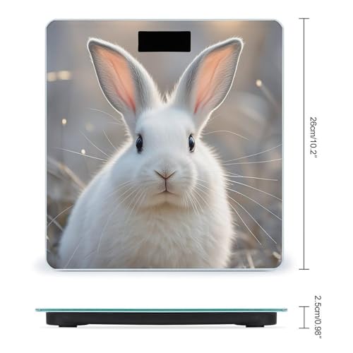 Cute Bunny Báscula Digital de Baño para Peso Corporal miniatura 2