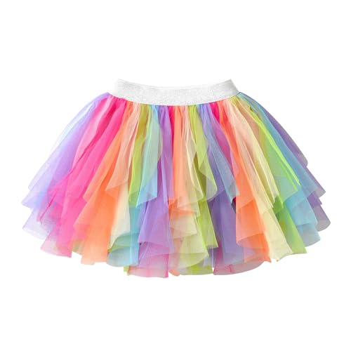 DXTON Baby Girls Tutu Skirt for Toddler Casual Party Multicoloured Tulle for 2-10 Years SK200 5T