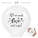Littlefa Funny Coffee Quote All We Need is Love And Coffee Black Sign Ceramic Coffee Spoon Holder-Coffee Spoon Rest -Coffee Station Decor Coffee Bar Accessories-Coffee Lovers Gift for Women and Men
