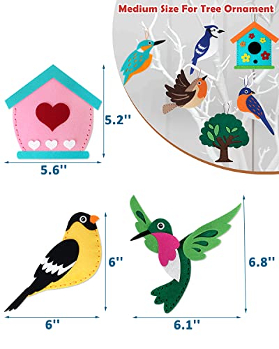 Wild-Birds-Sewing-Craft-Kit-Learn-to-Sew-Stuffed-Animal-Educational-American-Cardinal-Hummingbird-with-Birds-House-Ornaments-for-Boys-and-Girls-Beginners-Set-of-12-Sewing-Projects-Gift-for-Kids Wild-Birds-Sewing-Craft-Kit-Learn-to-Sew-Stuffed-Animal-Educational-American-Cardinal-Hummingbird-with-Birds-House-Ornaments-for-Boys-and-Girls-Beginners-Set-of-12-Sewing-Projects-Gift-for-Kids