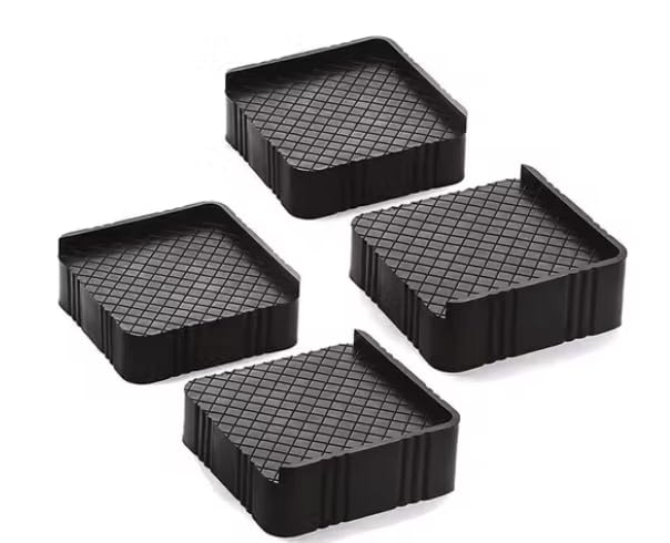 4 Pcs Multipurpose Plastic Stand for Bed, Sofa & Almirah Sunrice- 015-image-0