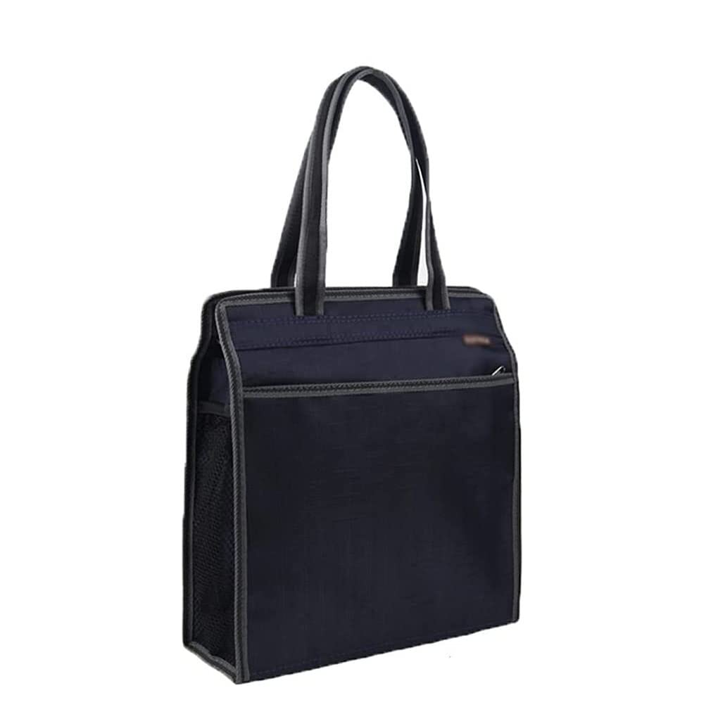 Ordner Aktenordner Dokumententasche Informations-Kits Multifunktions-Handtasche Canvas-Portfolio Mit Großem Fassungsvermögen Dokumententasche Wasserdicht Ordner Für Büro(E)