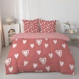 dyausi Couette 220x240 - Couette Imprimée Amour Coeur - Couette 4 Saisons Motif...