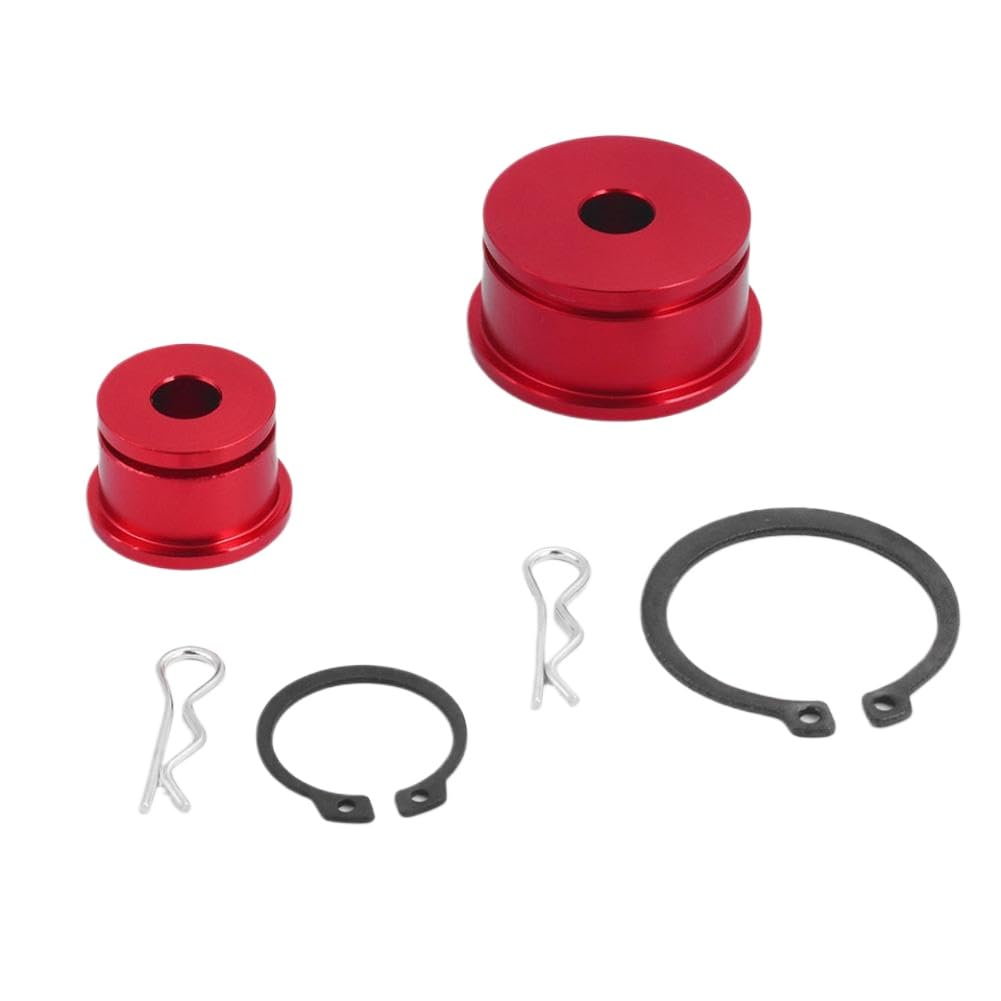 Afvaamfcy Red Short Shifter Bushings Compatible With Civic 2002-2005 Si Ep3 And Rsx Type-S 2002-2006 Short Shifter Adapter Kit(Red)