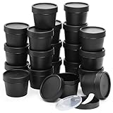 Nicunom 20 Pack 100ml Plastic Cosmetic Container Jars, Leakproof Makeup...