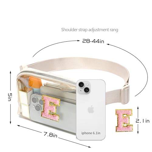 Image of Z-Clear-E Fanny Pack Stadium Approved Crossbody Bag - Adjustable Strap for Women Men, Concerts Sports Travelling Hiking Running