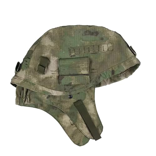 6B47 Helmet Cover Windproof Ear Protection Edition MOX Green Ruins Camouflage Helmet Cover (Without Helmet)