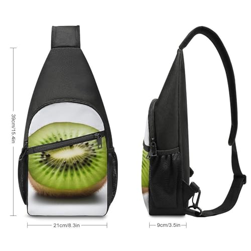 Mochila tipo Sling Bag urbana blanca para adulto miniatura 2