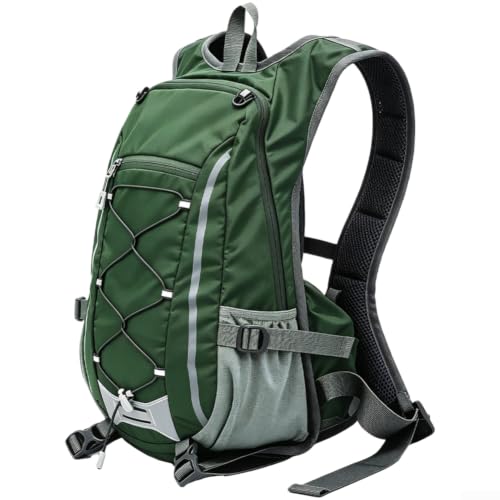Sac à dos de randonnée léger 20L vert contre la transpiration