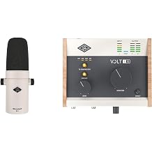 Universal Audio SD-1 Standard Dynamic Microphone, White & Audio Interface for Recording, podcasting, and Streaming with Essential Audio Software, Including $400 in UAD Plug-ins