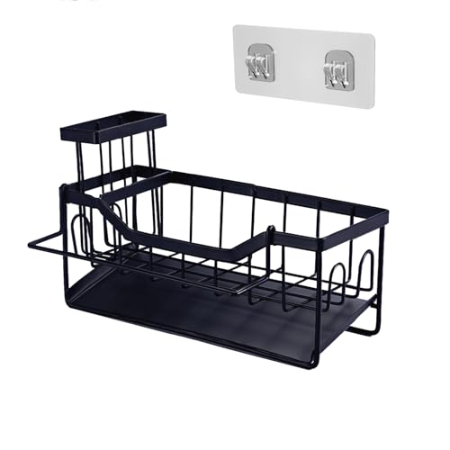 Spülbecken Organizer Schwarz, Küchen Sink Caddy...