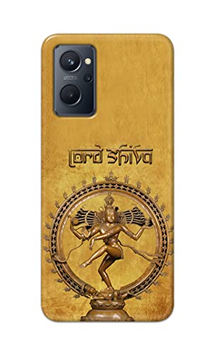 Image of PRINTFIDAA Lord Shiva As Nataraj Printed Designer Hard Case for Realme 9i Back Cover -(e) RPM1004