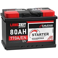 LANGZEIT Autobatterie 80Ah 12v 770A/EN...