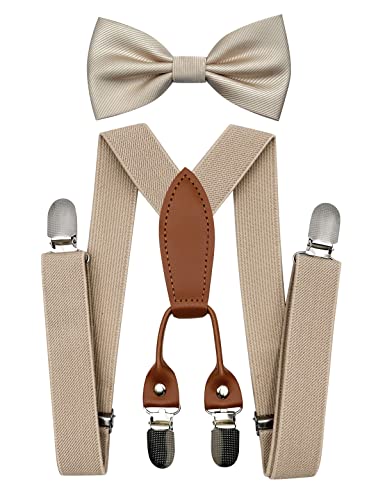 Toddler Boys' Bow Tie with Suspenders