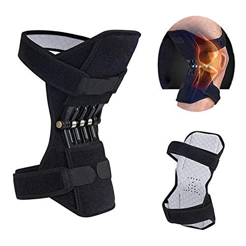 Knee Pads 1 Pair Knee Brace Support Leg Power Knee Stabilizer Pads Booster Rebound Spring Knee Brace Support