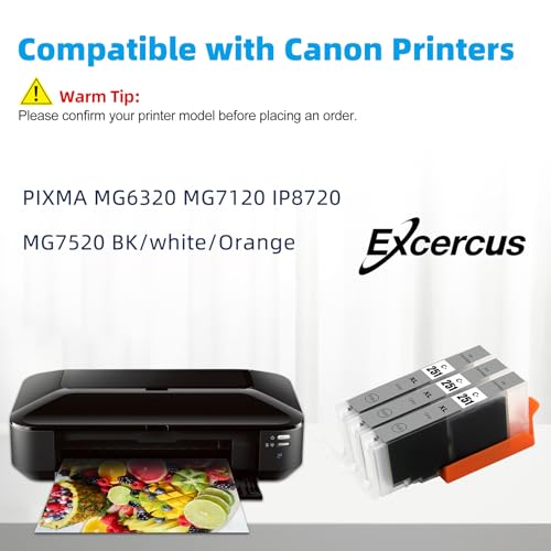 Image of Compatible Ink Cartridge Replacement for Canon CLI-251 GY Gray CLI-251GY XL Gray Ink Cartridge Work for Canon IP8720 MG6320 MG7120 MG7520 Printers(3-Pack)