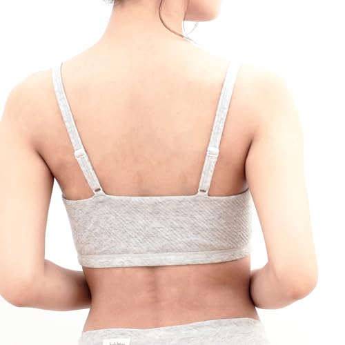 bodyhints 100 Percent Cotton Bras for Women, Wireless, Adjustable Straps, Removable Pads, Machine Washable.2