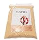 1 KG Exklusiver feiner Dekosand Natur | Bastelsand | Streusand | Kerzensand | Qualitätsware im praktischem wiederverschließbaren Polybeutel | ideal auch als Streudeko zu Einer Hochzeit |