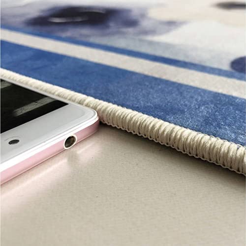 Tapis rectangulaire antidérapant compact lavable pour chambre - 5