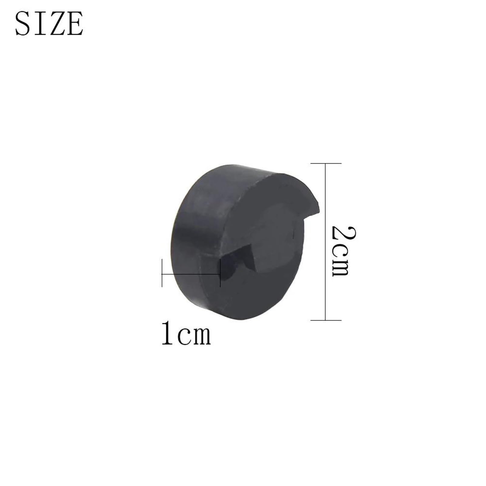 Accesorios Profesionales Violin Sordina De Goma Suave Para Violín Para Instrumentos De Cuerda 4/4 3/4 Y 1/2: Accesorio De Práctica De Repuesto(Mute circular)