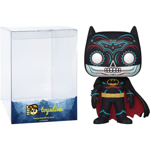 B A T M A N : P O P ! Heroes Vinyl Figurine Bundle With 1 Compatible 'Toysdiva' Graphic Protector (409-57413 - B)