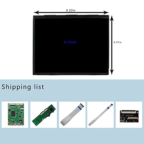 Image of VSDISPLAY 9.7'' IPS LCD Screen 2048x1536 with USB-C Controller Board | Supports USB-C /Mini H /D Video Input
