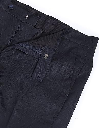 Image of Arrow Men Mid Rise Tailored Formal Trouser