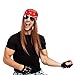 Spooktacular Creations 3pcs Rockstar Costumes,90s Role-playing Lead Singer Rockstar Costume,Rock Heavy Metal Costume with Bandanas,Wig,Gloves,Sunglasses for Aldult for Halloween 90s Cosplay Costumes