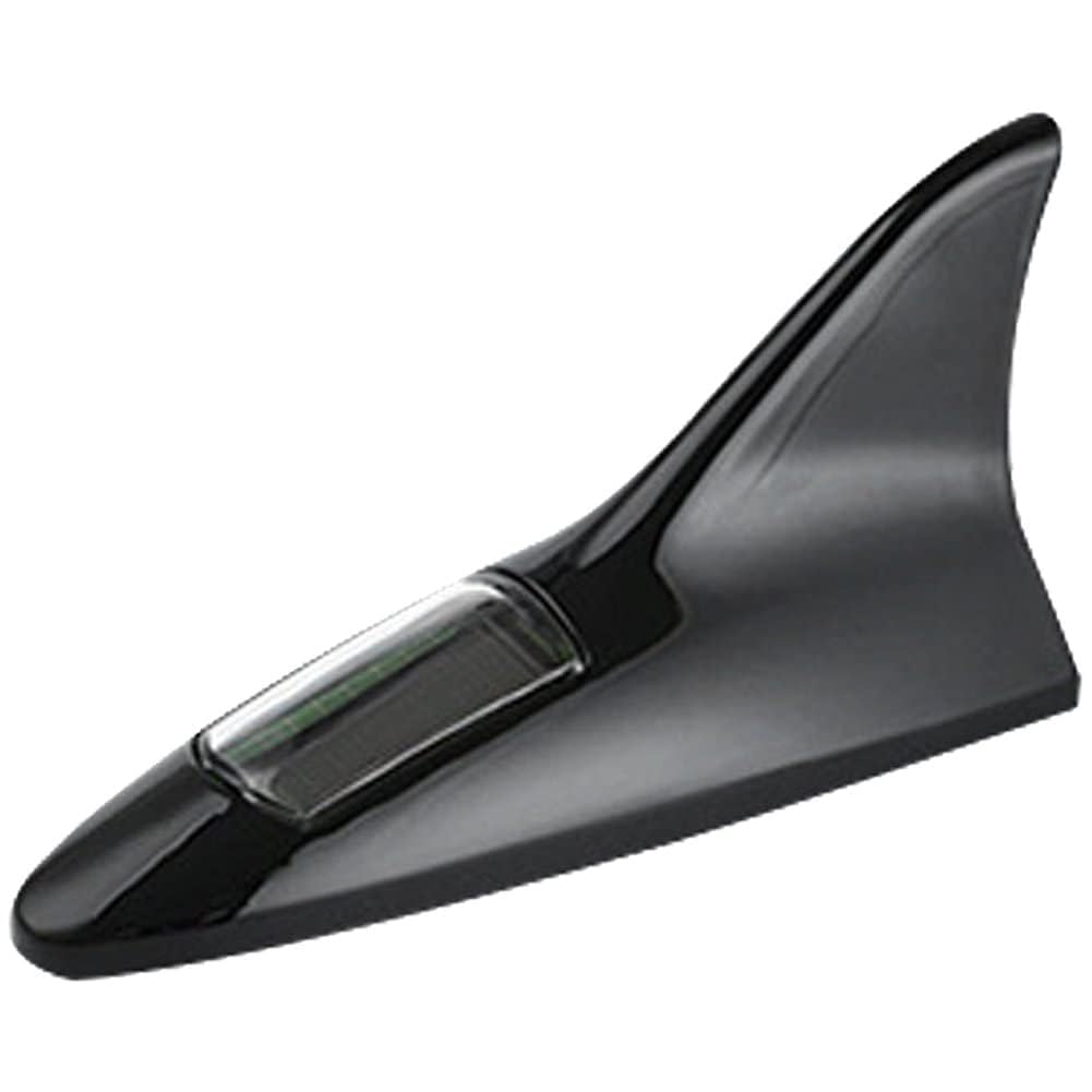 QIZUN Car Shark Fin for Audi A3 8V Limousine 2014-2020 S3 2014-2018, Wind Powered LED Flashing Light Plastic Roof Decoration Exterior Styling Accessories,Black