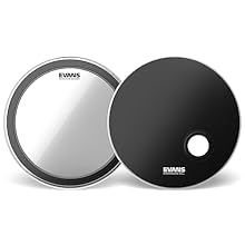 LIMITLESS TONE CONTROL: EMAD2 System Pack lets you customize bass drum's attack, focus, and sustain for your desired sound. POWERFUL & BALANCED: EMAD2 bass batter head's two-ply construction maximizes low-end and attack for a dynamic sound. EASY SUST...