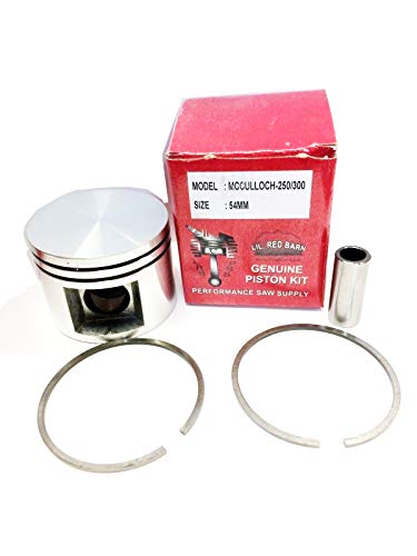 Piston Kit Fits McCulloch Super 250,300 Chainsaws 54mm, Replaces McCulloch