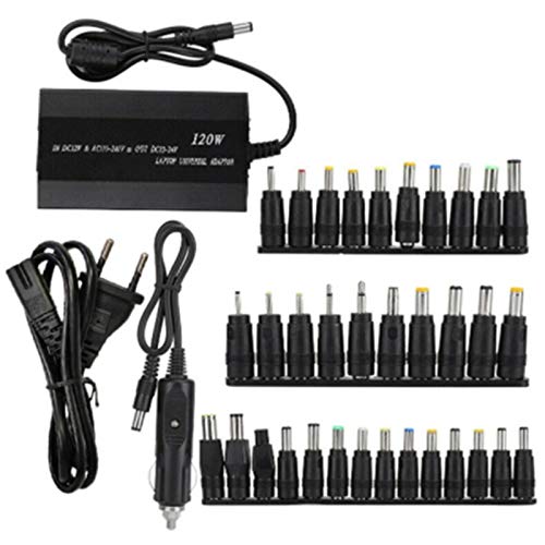 Chargeur voiture universel pour PC portable 120W résout les pannes de batterie