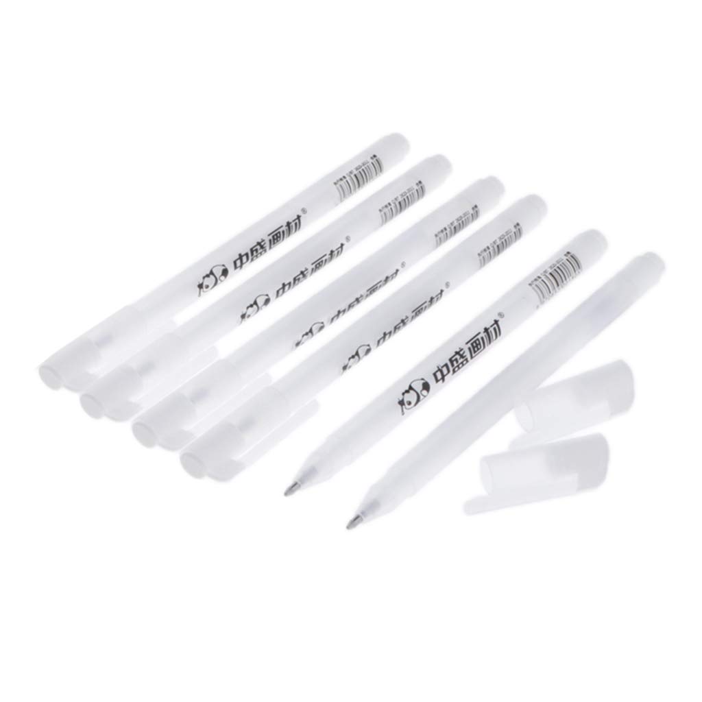 10 Set 6 Stück fluoreszierende Textmarker auf Wasserbasis Farbe Marker Freihand Skizzieren Stift