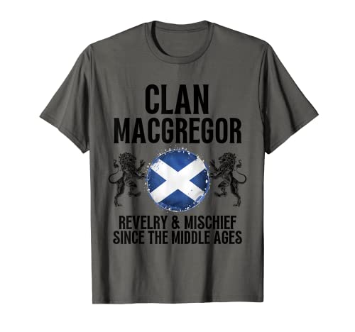 MacGregor Clan Scottish Apellido Scotland Heráldica Camiseta