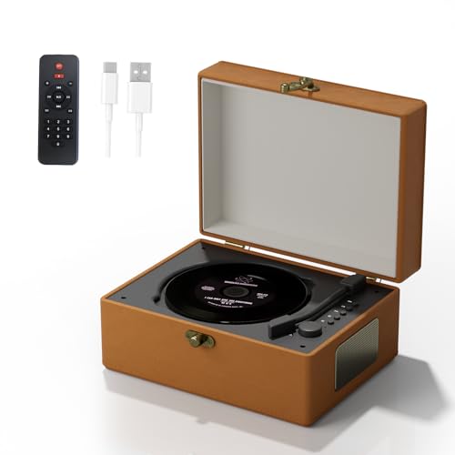 Amazon.co.jp: ポータブルCDプレーヤー、レトロデザイン、充電式
